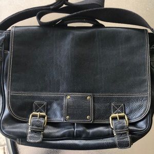 FOSSIL Full Grain Leather messenger bag